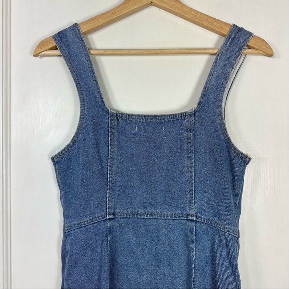 UO Button-Down Denim Mini Dress - 6 - Picture 6 of 11